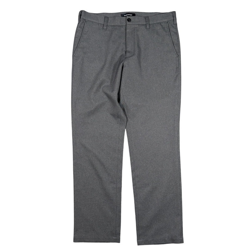 Bluffworks Pants Mens 34x32 Fit 35x31 Classic Fit Straight Performance Tech EUC